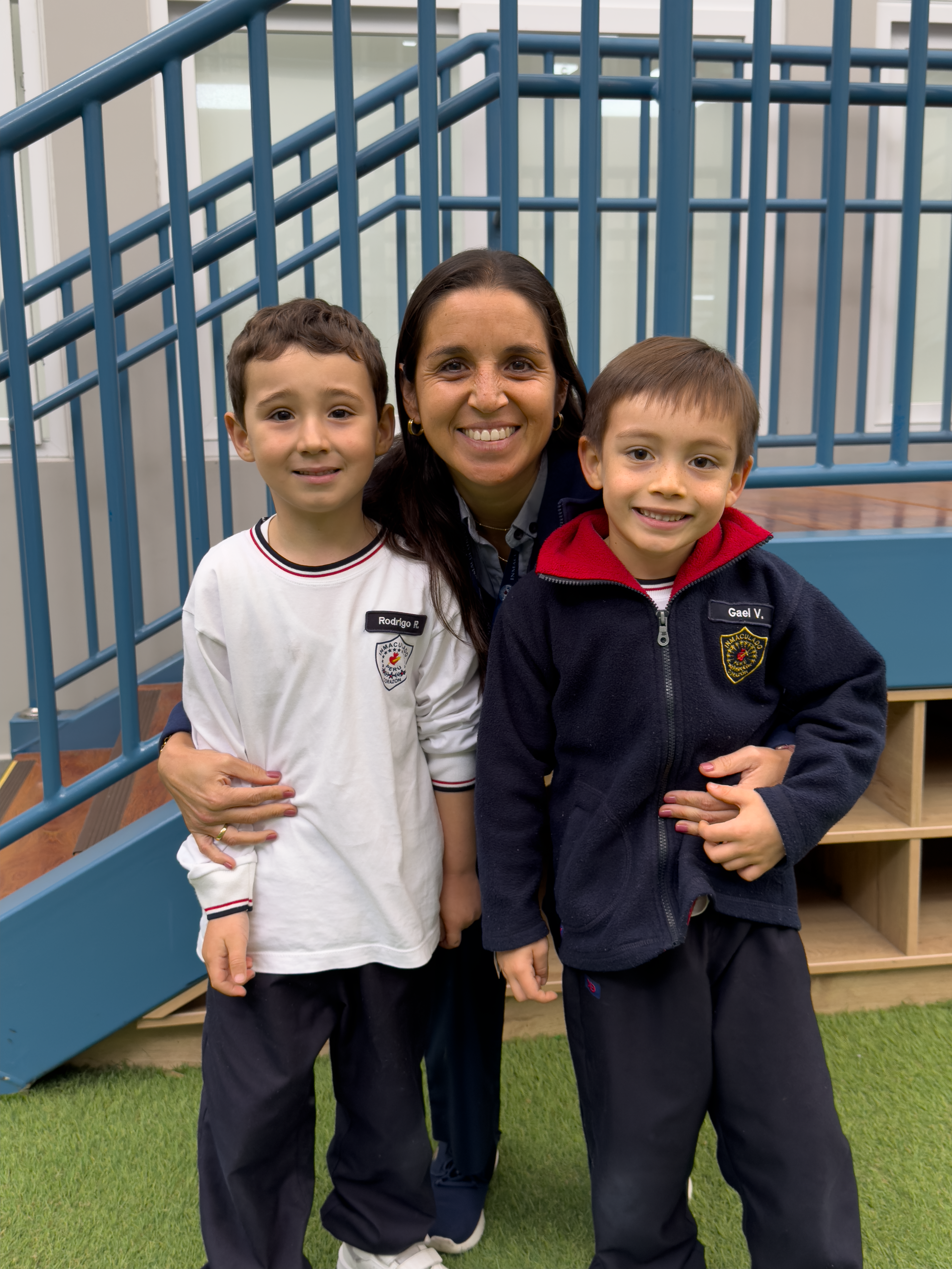 Niños en educación inicial del Colegio Inmaculado Corazón